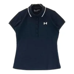 サイズ：SM UNDER ARMOUR アンダーアーマー  半袖ポロシャツ  ブラック系 [240101453851] ゴルフウェア レディース ストスト