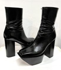 イタリア製 PETER DO｜ピーター ドゥ  everyday platform boot サイドジップ 厚底 太ヒール ブーツ