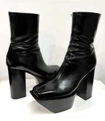 イタリア製 PETER DO｜ピーター ドゥ  everyday platform boot サイドジップ 厚底 太ヒール ブーツのサムネイル