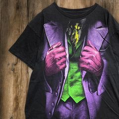 BJLZ ムービー Tシャツ ビンテージ 古着 黒 ジョーカー JOKER コスプレ アメコミ キャラ Lサイズ 2503  3500 p10