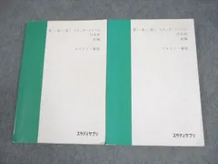 スタディサプリ 高1～3 スタンダードレベル 日本史 前/後編 テキスト・解答 計2冊 伊藤賀一 030M0B