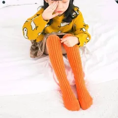 ハイソックス キッズ もこもこ 秋冬 送料無料 3足セット ふわふわ ソックス 靴下 ハイソックス 子供用  女の子 あったか 防寒 ルームソックス ニーハイソック ロングソックス 無地 ジュニア カ#llx626