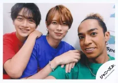 【中古】生写真(ジャニーズ) HiHi Jets・美 少年・Aぇ! group/井上瑞稀・藤井直樹・草間リチャード敬太/横型・バストアップ/「ALL Johnnys’ Jr. 2023 わっしょいCAMP! in Dome」セルフィー/公式生写真