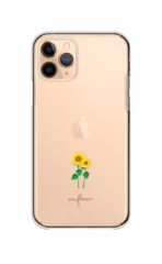 iPhone11Pro ケース カバー アイフォン11 プロ スマホケース ハードケース 花柄 フラワー お花 鈴蘭 ガーベラ スミレ 色鉛筆 大人 きれい ワンポイント 透明 カラー08