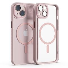 【大人気】miak for iPhone 13 Series Case Strong Magnetic Compatible with Magsafe Camera Lens Full Cover Case (13 pink)