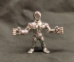 バンダイ ダイキャストキンケシ5 5/キン肉マン ブラックホール(銀メッキver.)