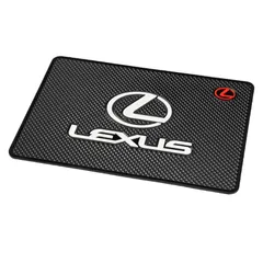 新品 レクサス レクサス for カーアクセサリー 21×13cm (ブラック) 汎用 ダッシュボードマット 繰り返し使える 洗える 滑り止め 耐高温性 高粘度シリコーンシート 滑り止めマット ダッシュボード 車用 BLOOPIC
