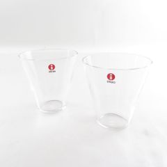 美品 iittala イッタラ カルティオ マウスブロー カイフランク生誕100周年 KAJ FRANCK 100 IITTALA 2011 タンブラー 2点 吹きガラス ペア 200ml グラス コップ 北欧 SU6777G 