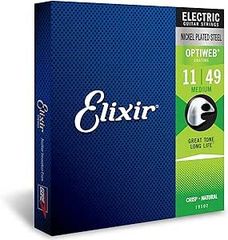 ELIXIR(エリクサー) Elixirエレキギター弦 OPTIWEB Medium .011-.049 #19102 【国内正規品】