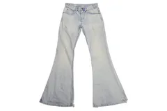 CELINE ブーツカットデニム ライトブルー 金具付き CELINE ブーツカットデニム ライトブルー 金具付き