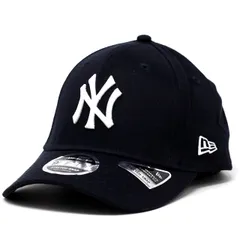 NEWERA キャップ 9FIFTY ストレッチスナップ ニューヨーク・ヤンキース ベースボールキャップ ニューエラ 帽子 ネイビー × ホワイト 13562055【TB】