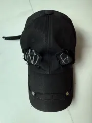PEACEMINUSONE 黒 ストラップキャップ PEACEMINUSONE 黒 ストラップキャップ