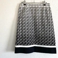 美品 レリアン スカート 9 日本製 麻混 おしゃれ