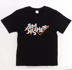 【中古】衣類 ロゴ Tシャツ ブラック Lサイズ 「バーチャルYoutuber にじさんじ Kuzuha＆Kanae＆ROF-MAO Three-Man LIVE Aim Higher」