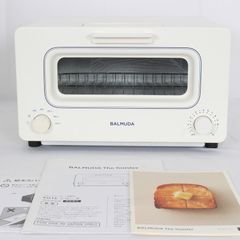 BALMUDA The Toaster K01E-WB ホワイト×ブルー スチームオーブントースター バルミューダ 本体