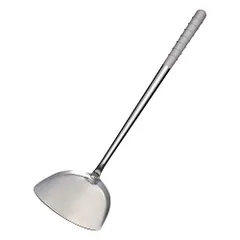【新品・2営業日で発送】エムテートリマツ オールステンレスブラスト加工　中華ヘラ　小 017708003 1個のサムネイル