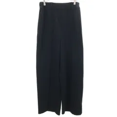 FREAK'S STORE フリークスストア ワイドパンツ M ブラック ストレッチ レディース 古着