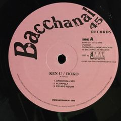 12” Ken-U Doko / Madaminu Sekai BA45011 Bacchanal 45 Records /00250