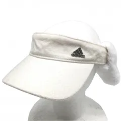 【美品】アディダス サンバイザー 白 微起毛 ファー耳当て 耳当て付き  ゴルフウェア 2022年モデル adidasのサムネイル