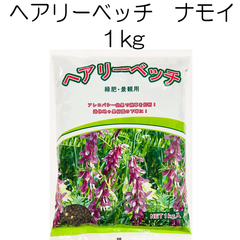 ヘアリーベッチ　品種名：ナモイ　種子　1kg【種】緑肥　種　アレロパシー効果　秋まき