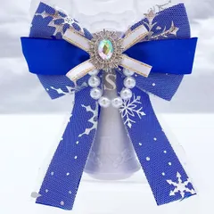 キンブレリボン ペンライトリボン 雪チュール 青 ★ハンドメイド
