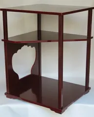 仙翁棚 (せんおうたな) 溜塗 組み立て式 茶道具 木製 漆器 お点前 木箱 仙翁棚 (せんおうたな) 溜塗 組み立て式 茶道具 木製 漆器