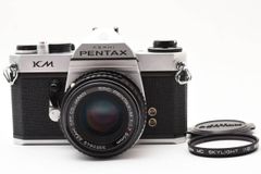 ★良品・動作確認・モルト交換済★ ペンタックス PENTAX KM シルバー ボディ レンズ ペンタックス SMC PENTAX-M 50mm F1.7 #656AR