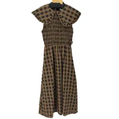 ユーズドフルギ USED古着 GHOSPELL Curtain Call Shirring Midi Dress レディース JPN：S 