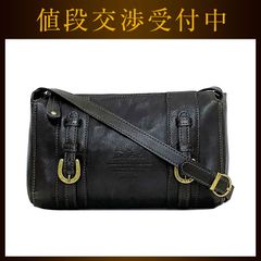 ダコタ ショルダーバッグ ブラック 美品 レザー 中古 Dakota