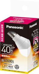 パナソニック LED電球 口金直径17mm 電球 LDA6LHE17BHS