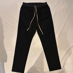 Rick Owens リックオウエンス Drawstring Astaires Long パンツ RU18S5394-CT ブラック size:50【代官山A07】