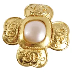 美品 Vintage シャネル CHANEL ブローチ 96A ココマーク フェ