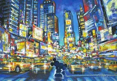 【特価商品】テンヨー(Tenyo) 【日本製】 1000ピース ステンドアート ジグソーパズル ディズニー You Me and the City (51.2x73.7cm) DS-1000-775 サービスカード付き