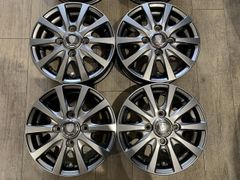 【2506035】EuroSpeed 12インチ 4J +42 PCD100 4H 軽バン 軽トラック エブリィ サンバー ミニキャブ ハイゼットトラック アクティトラック アトレー 等