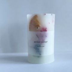 botanical candle fruits