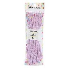 【新品・4営業日で発送】ツクリエ オーロララメコード 入園入学 ハンドメイド材料 ソーイング材料 巾着のひも かわいいヒモ (ORC-3)【入数:3】