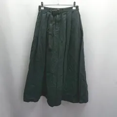 ◇ ⊂ merlot メルロー ウエストベルト ロング フレア スカート サイズ表記なし ブラック レディース E  【1504240012575】のサムネイル
