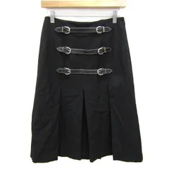 マイケルコース スカート ボトムス ナポレオンウールスカート レディース 2サイズ ブラック Michael Kors 【中古】