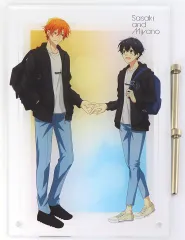 【中古】アクリルスタンド・アクリルパネル 佐々木秀鳴＆宮野由美 arti-mate A5アクリルパネル 描き下ろし お揃いコーデver. 「映画 佐々木と宮野-卒業編-」