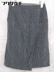 ◇ KBF+ アーバンリサーチ チェック 膝丈 スカート サイズOne ダークグレー レディース 【中古】 【1002802269967】