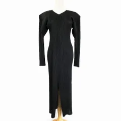 美品 00s PLEATS PLEASE ISSEY MIYAKE BASICS ロング カーディガン コート 羽織り ジャケット 3 L ブラック 黒 レディース 【中古】 /TNT BASICS – isseymiyake.com