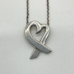 TIFFANY&Co. ティファニー パロマ ピカソ ラビングハート ネックレス SV925 シルバー 【中古】Bランク　5_249
