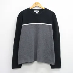 XL/古着 オールドネイビー OLD NAVY 長袖 セーター メンズ 00s クルーネック グレー 霜降り他 25oct10 中古 ニット トップス