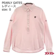 PEARLY GATES パーリーゲイツ 2022年モデル 長袖ポロシャツ ピンク系 0 [240001849690]#