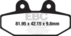 EBCブレーキ USA製 ダブルHシリーズ シンタリング ブレーキパッド リア左側用 | FA710HH