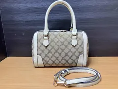 SALON de RUBAN サロンドルヴァン ボストンバッグ ショルダーバッグ アイボリー