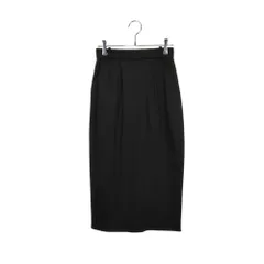 CHANEL BOUTIQUE シャネル ブティック ココマーク ウール バックボタン タイトスカート 93A P02440 36 ブラックのサムネイル