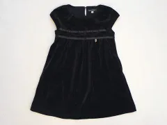 ベベ bebe アウトレット 子供服 女の子 ジャンパースカート 黒 起毛 防寒 秋 冬 110cm ★3 ガールズ 女児 キッズ 【中古】 ユーズド リサイクル こども