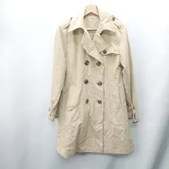 ◇ ⊇ RyuRyu　リュリュ 長袖 ステンカラーコート サイズM ベージュ レディース E  【1409240000242】