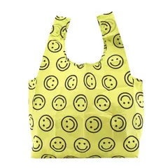 バグゥ BAGGU バッグ エコバック トートバッグ ショッピングバッグ 6-08887-84591-4 STANDARD スタンダード REUSABLE BAG リユーザブルバッグ 折りたたみ YELLOW HAPPY イエロー系